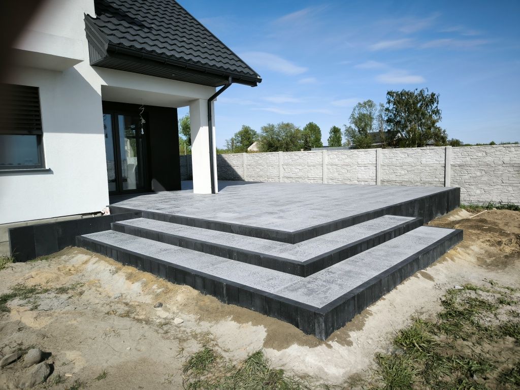 Układanie kostki brukowej , montaż ogrodzeń 3 D