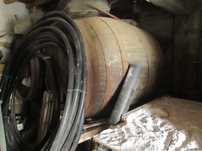 Tonel de vinho em madeira