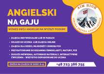 Angielski na GAJU lub online