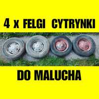 Felgi •• CYTRYNKI •• 4 x Koła do Malucha Fiat 126p ‼️