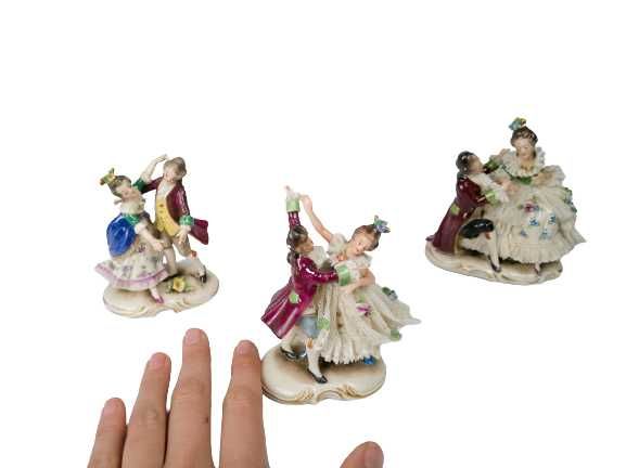 Figurinos porcelana casais dança | Baviera