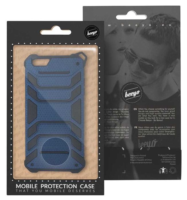 Plecki Etui Pancerne Beeyo do Samsung Galaxy S9 G960 kolor: granatowy