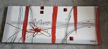Tela decorativa abstrata