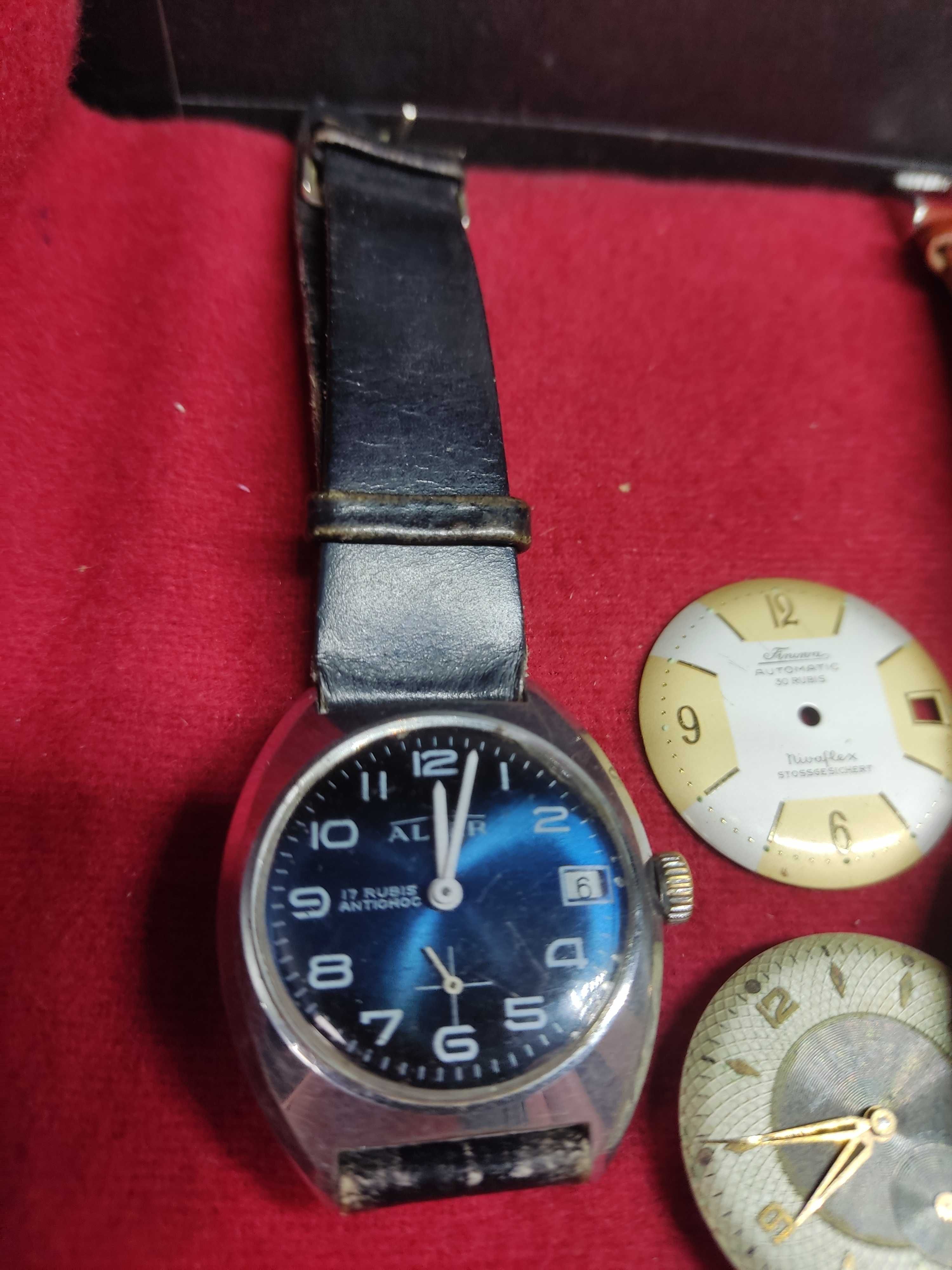 Avia relogio de pujlso + parts mechanico e quartz, 395