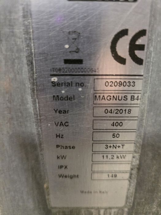 Forno pizza magnus 2 cameras cozedura