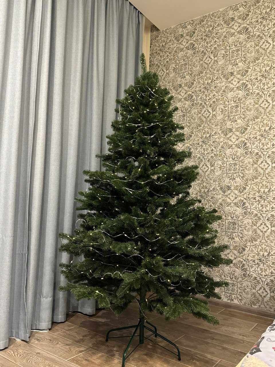 Штучна ялинка лита Зелена (1,80м.)