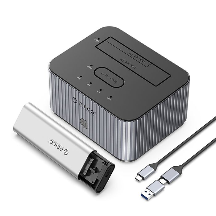 Stacja dokująca IT28E-C z funkcją klonowania na 2 dyski M.2 NVME 2.5''