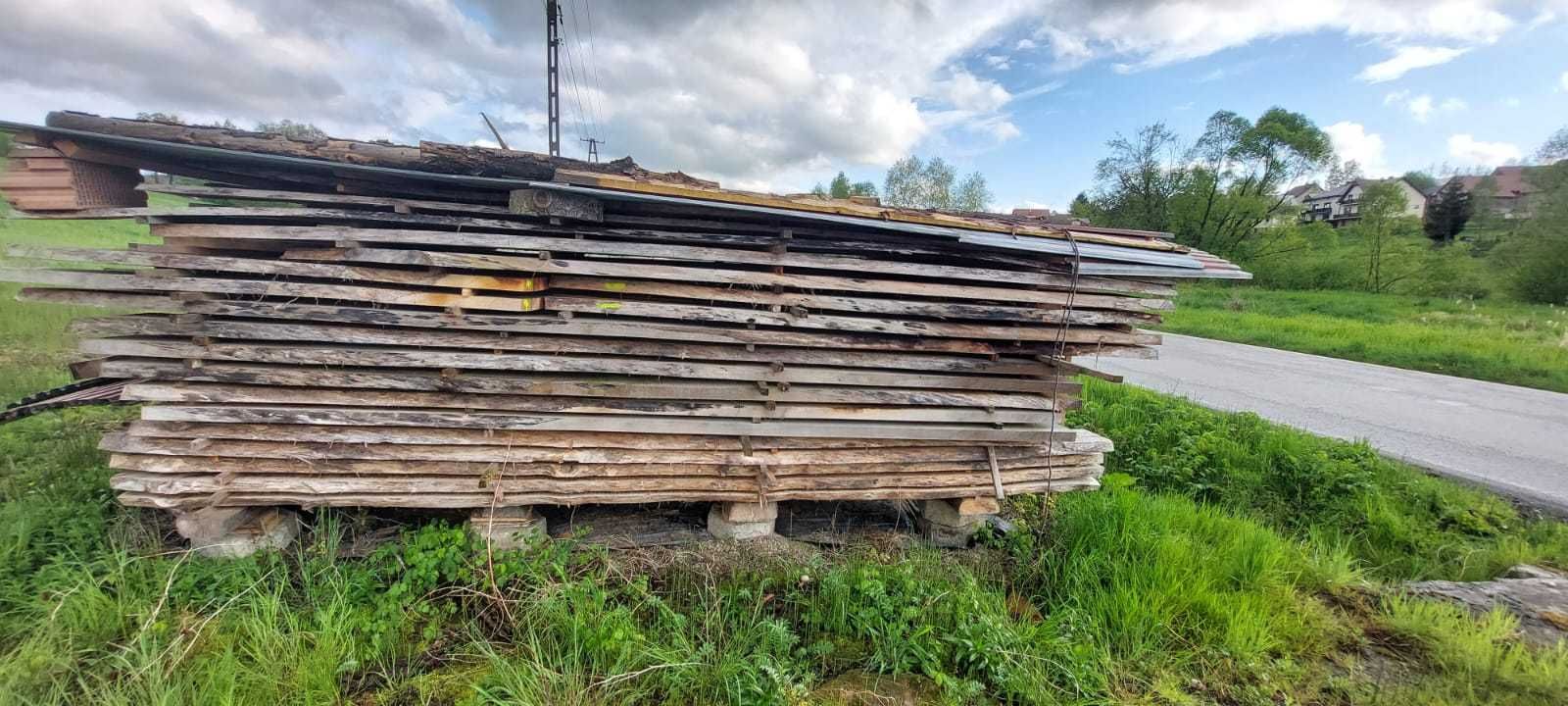 Deski dębowe grubość 5cm, długość 4,5 m