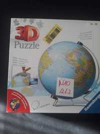 Puzzle globus 3D duzy