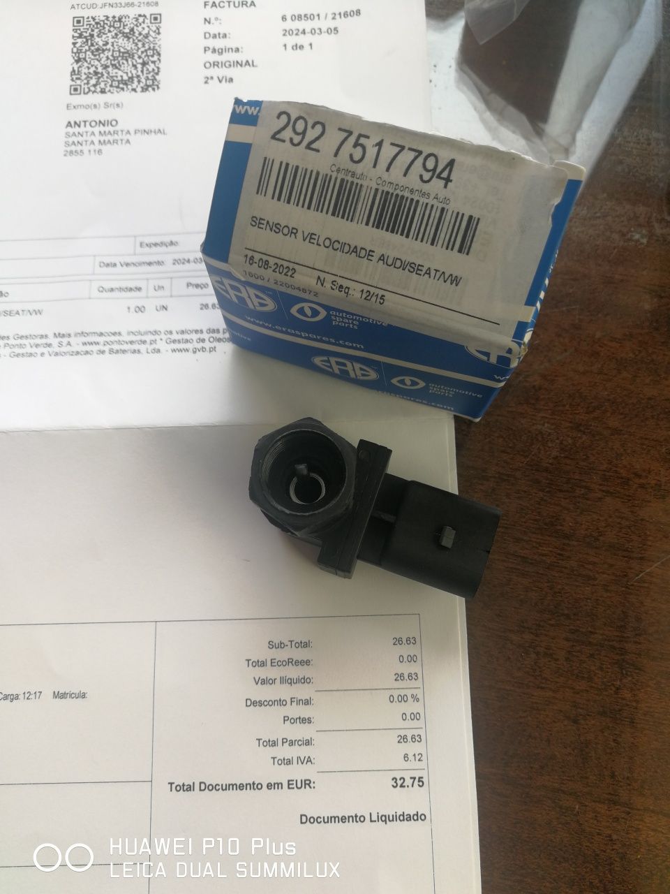 Vendo sensor de velocidade novo seat toledo ,skoda ,audi