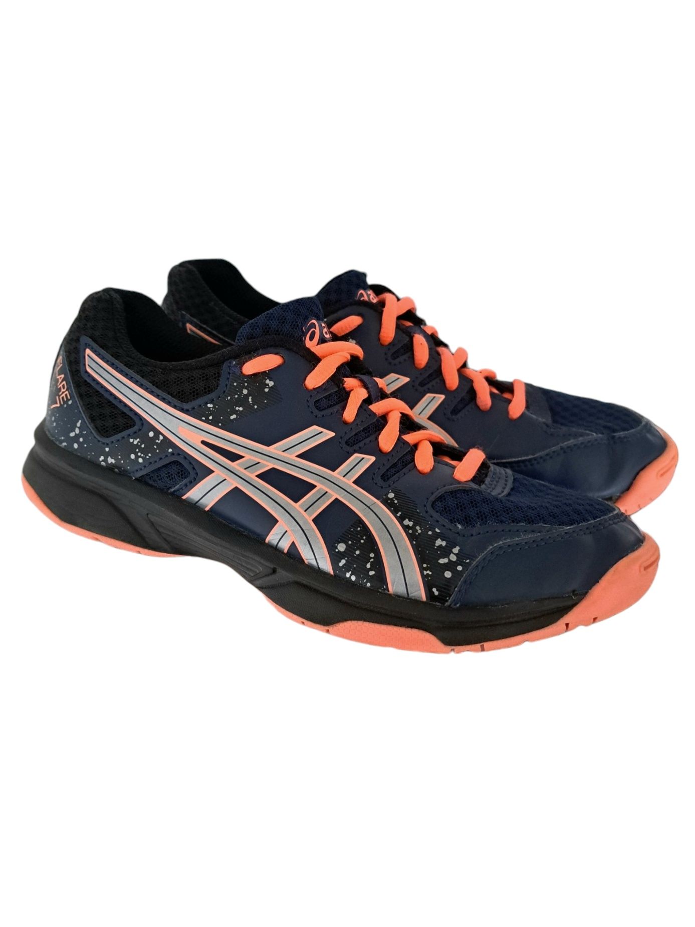 Czarno-Pomarańczowe Buty Asics