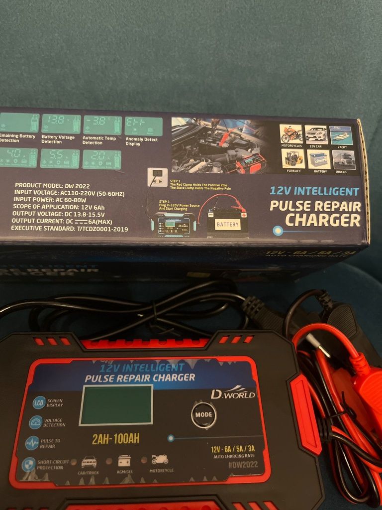 Carregador de baterias automóve 12 voltsl