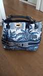 Torebka Christian Dior materiałowa Tote Bag palmy
