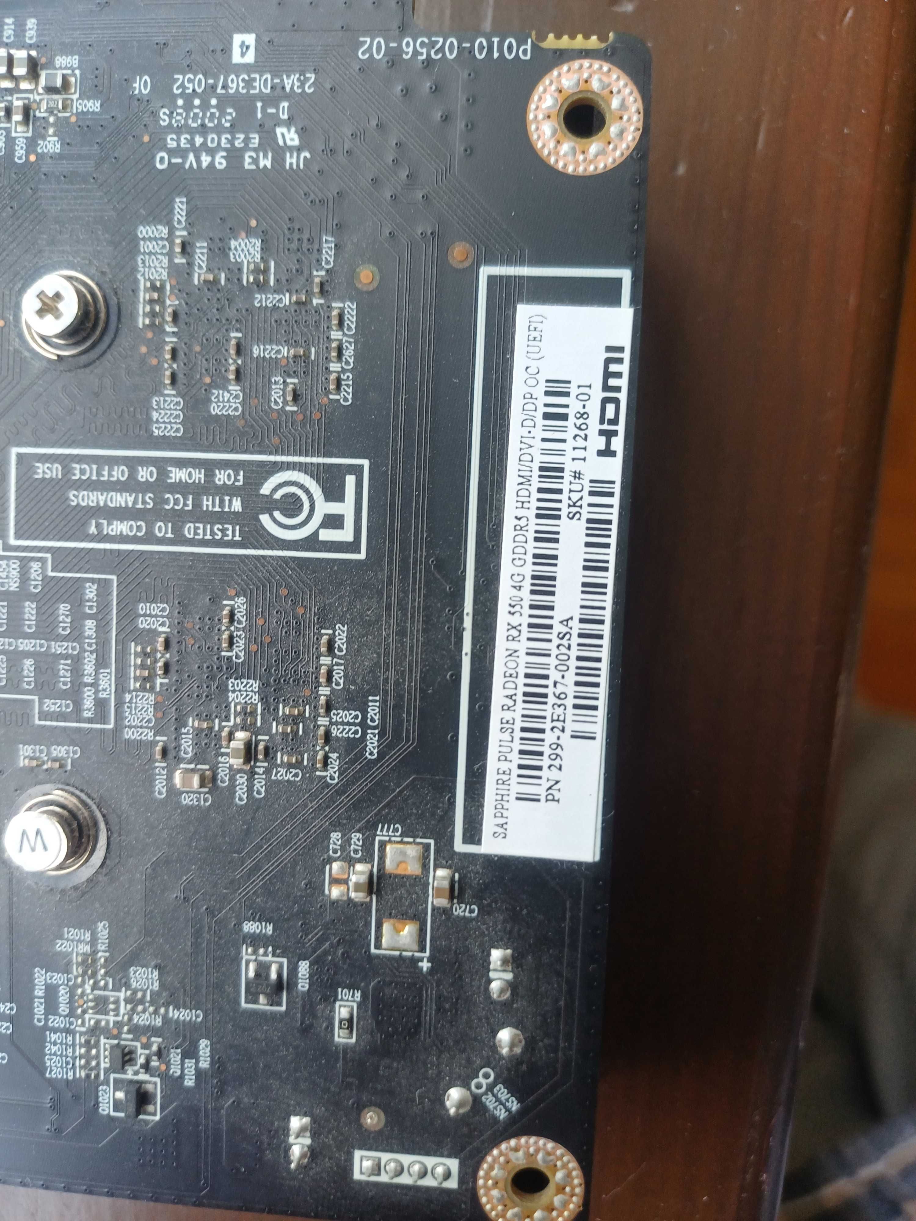 Ігрова відеокарта RADEON RX 550 4GB GDDR5