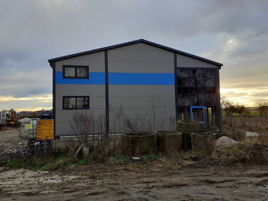 Hala stalowa warsztatowa  17x30x6m 510m2