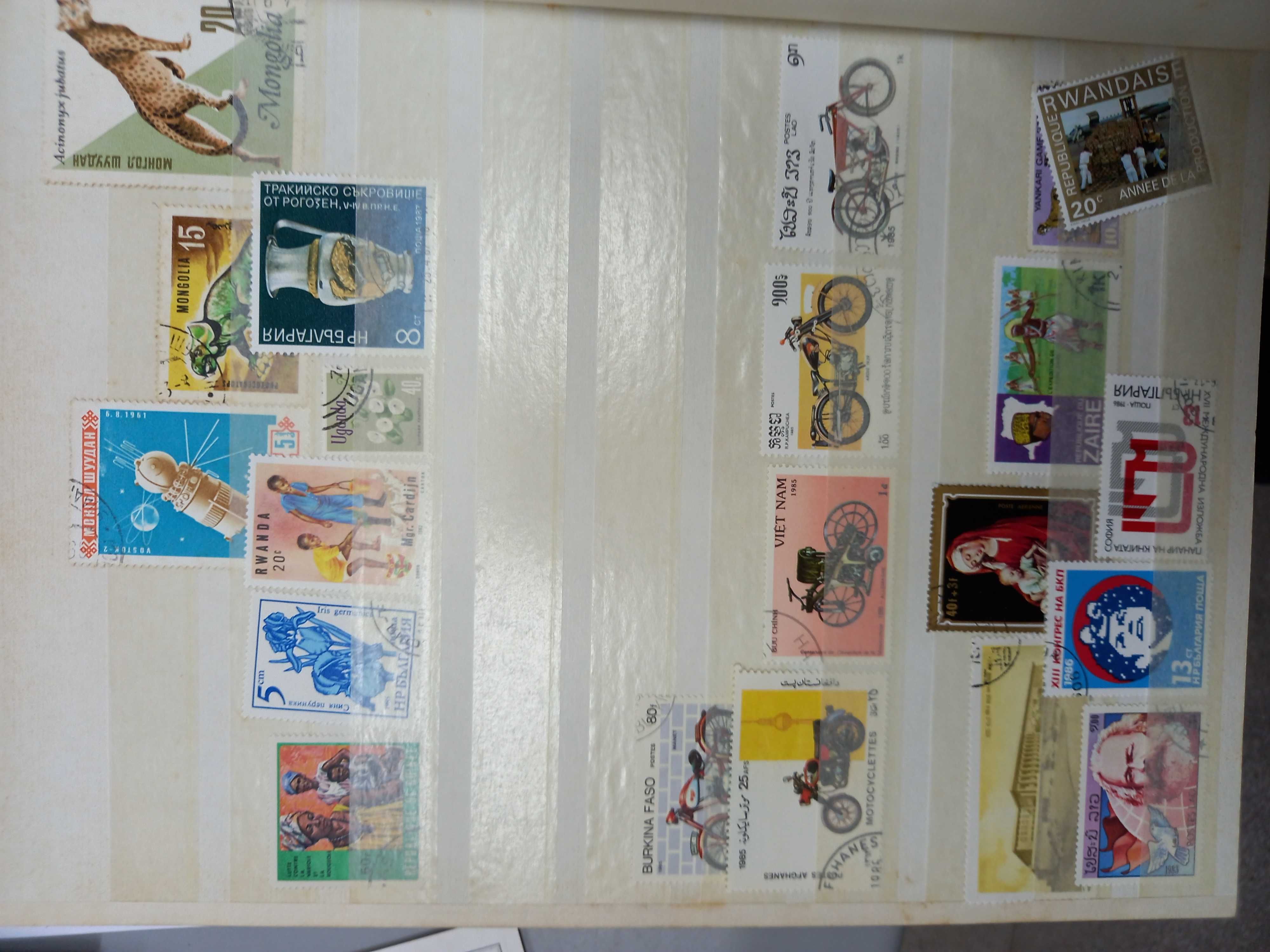 Coleção de selos antigos