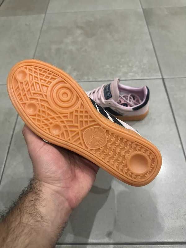 [Damskie dobre buty]{Adidas Handball Spezial-Clear Pink Arctic}R.39