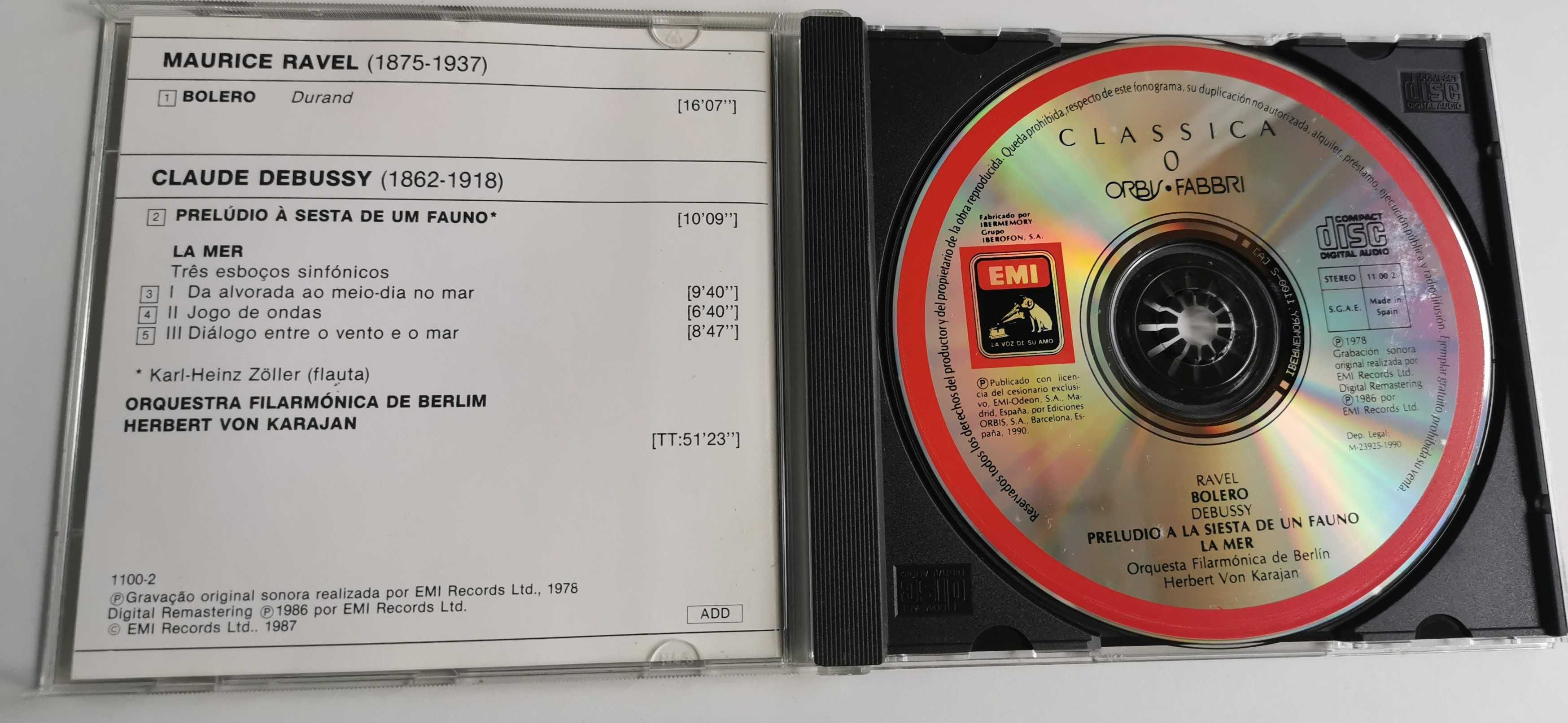 CD - Maurice Ravel & Claude Debussy