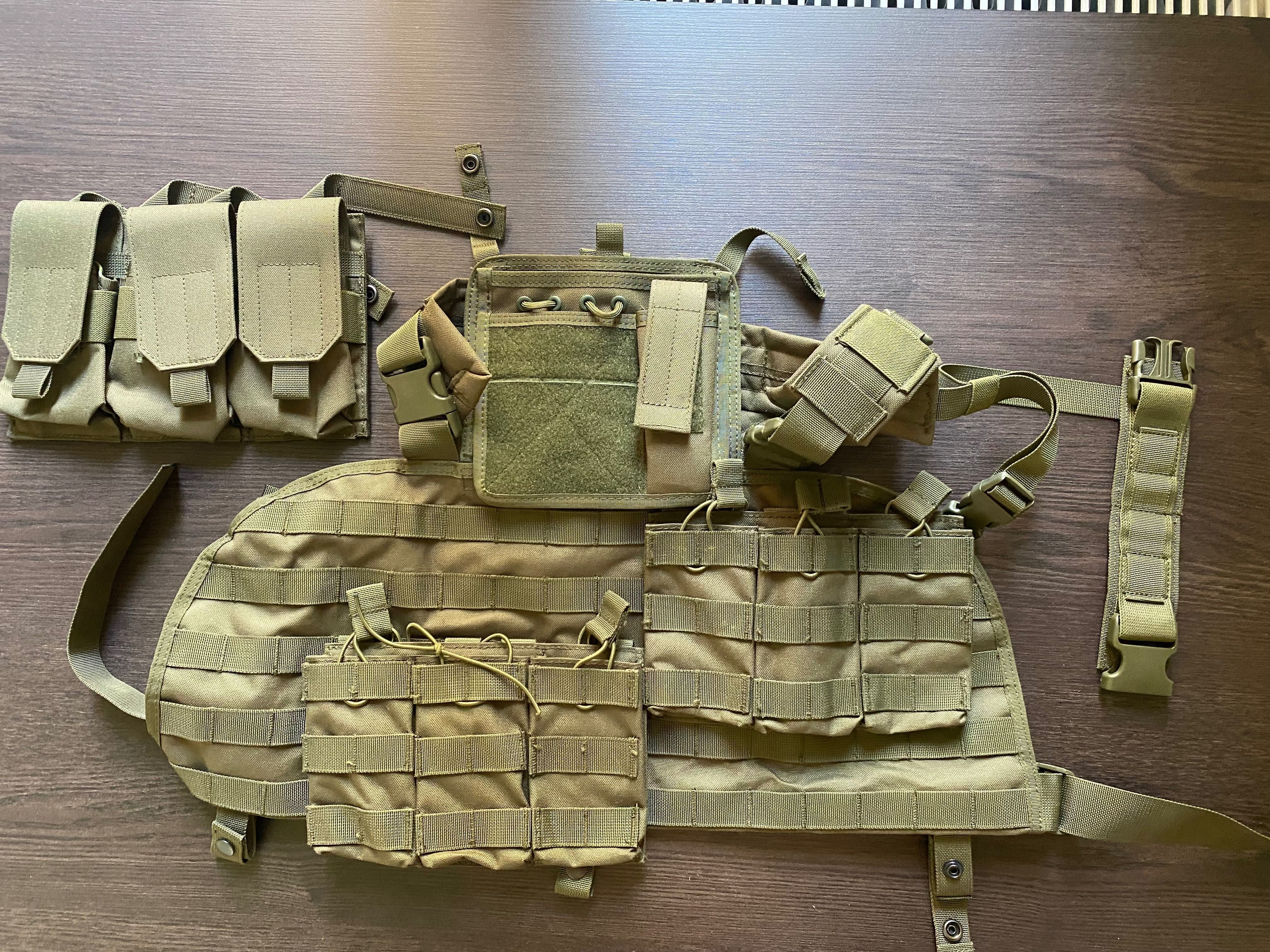 Taktyczny Chest Rig piechoty - OLIVE [8FIELDS]