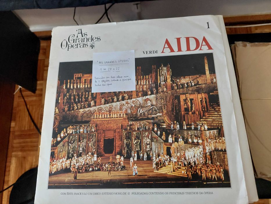 Vendo discos em vinil raros As grandes operas