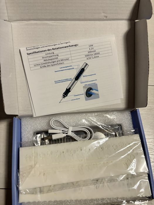 Mini frezarka dlugopis usb