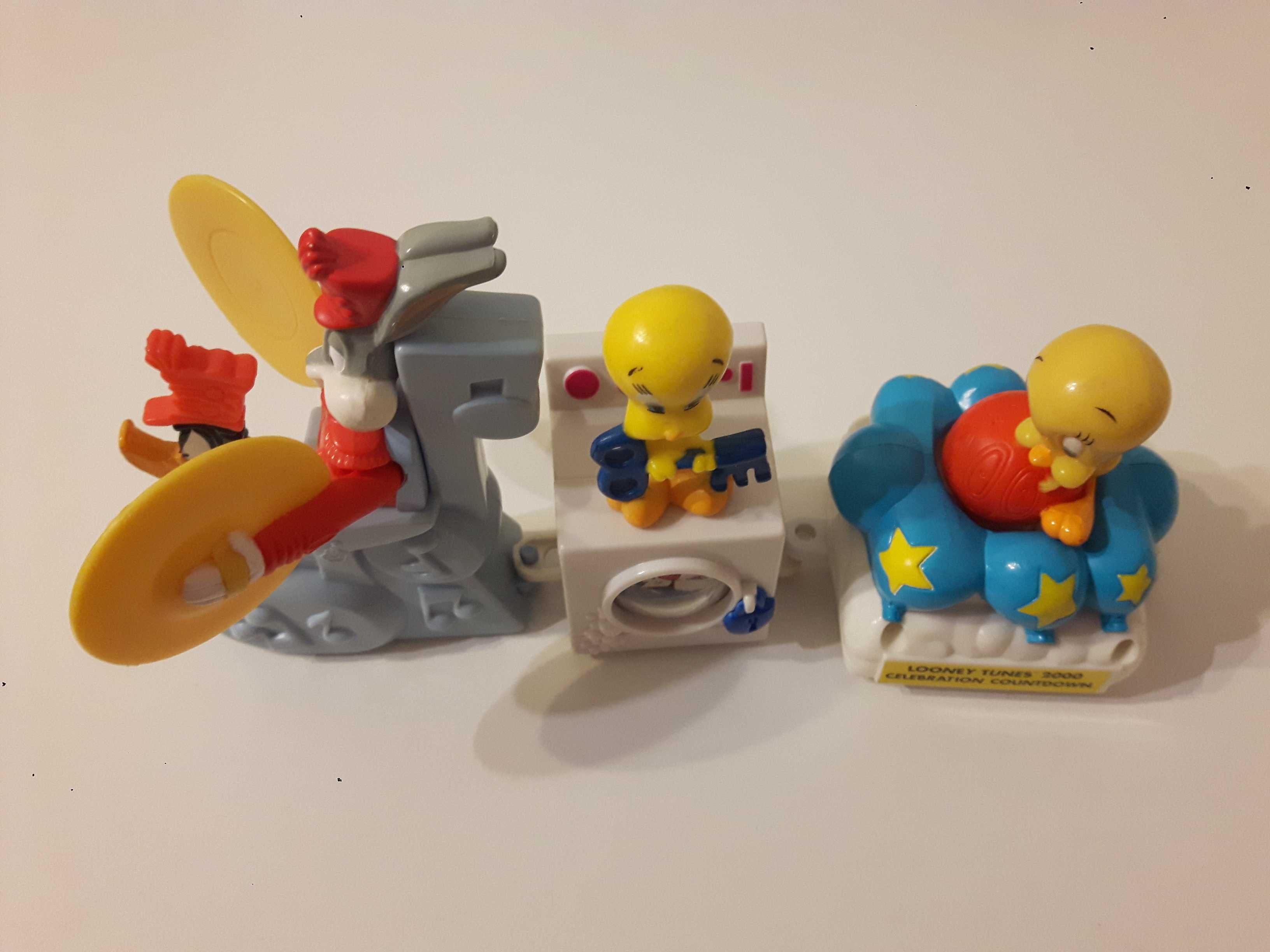 Looney Tunes zabawki Mc Donald lata 90' Tweety Sylwester Królik Bugs