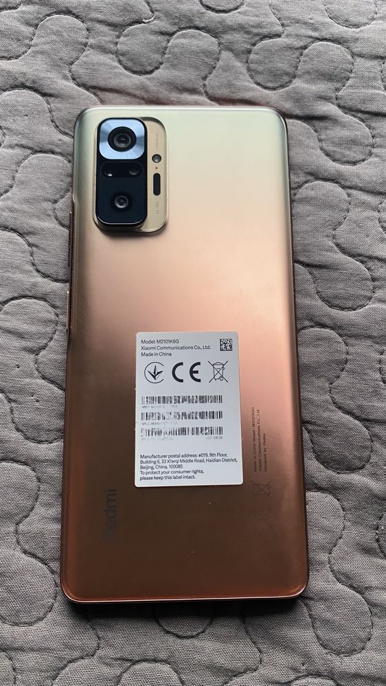 Xiaomi RedMi Note 10 Pro Gradient Bronze, 6GB RAM, 128GB ROM