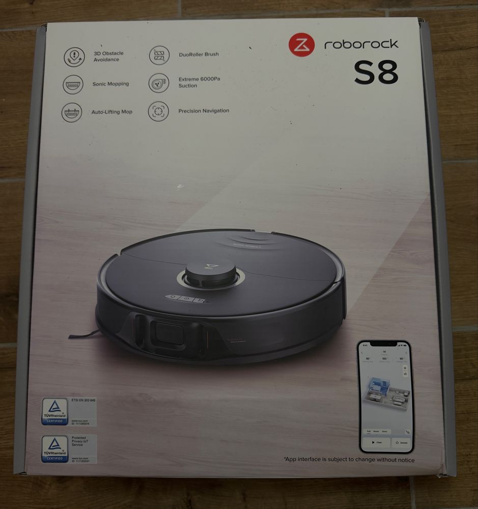 Робот пилосос Roborock Vacuum Cleaner S8 Black