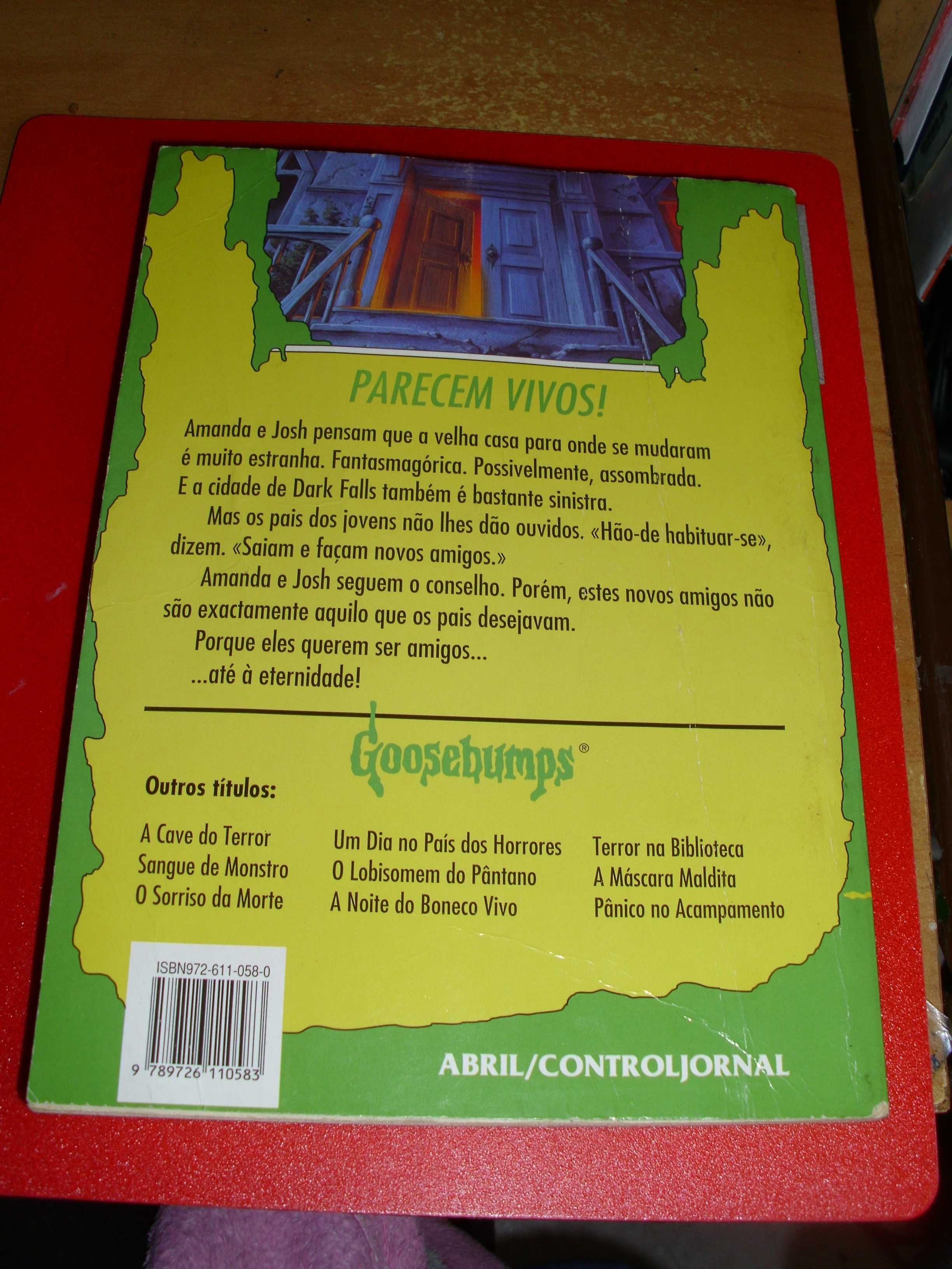 Livros Coleção Arrepios nº1, 3, 4, 8, 11, 13, 14, 16, 28,Goosebumps R.