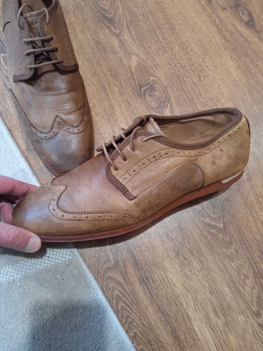 Продам чоловчі шкіряні мокасини бренду Zara