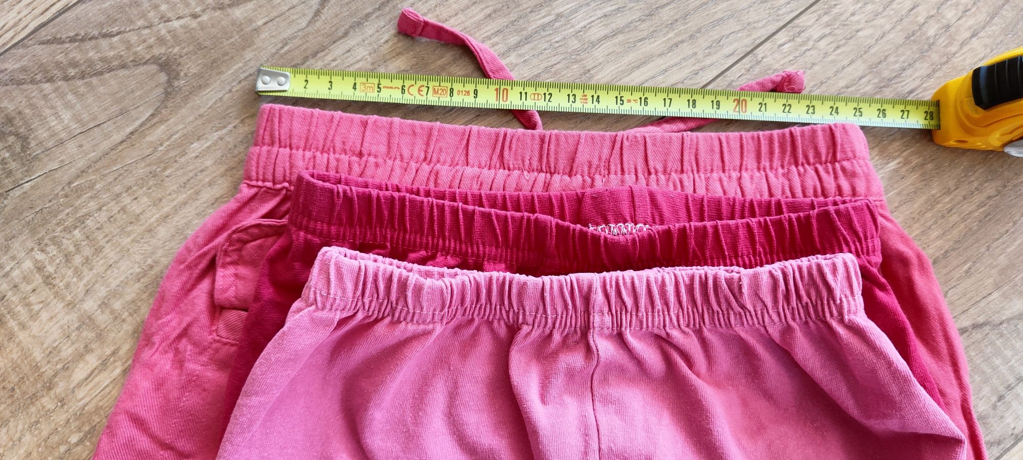 Getry zestaw spodnie dziewczęce lato  różowe barbie 122
