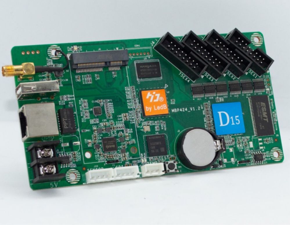 Контроллер LED-дисплея Huidu HD-D15 (640×64 Wi-Fi)  (HD-D16) P10 HUB75