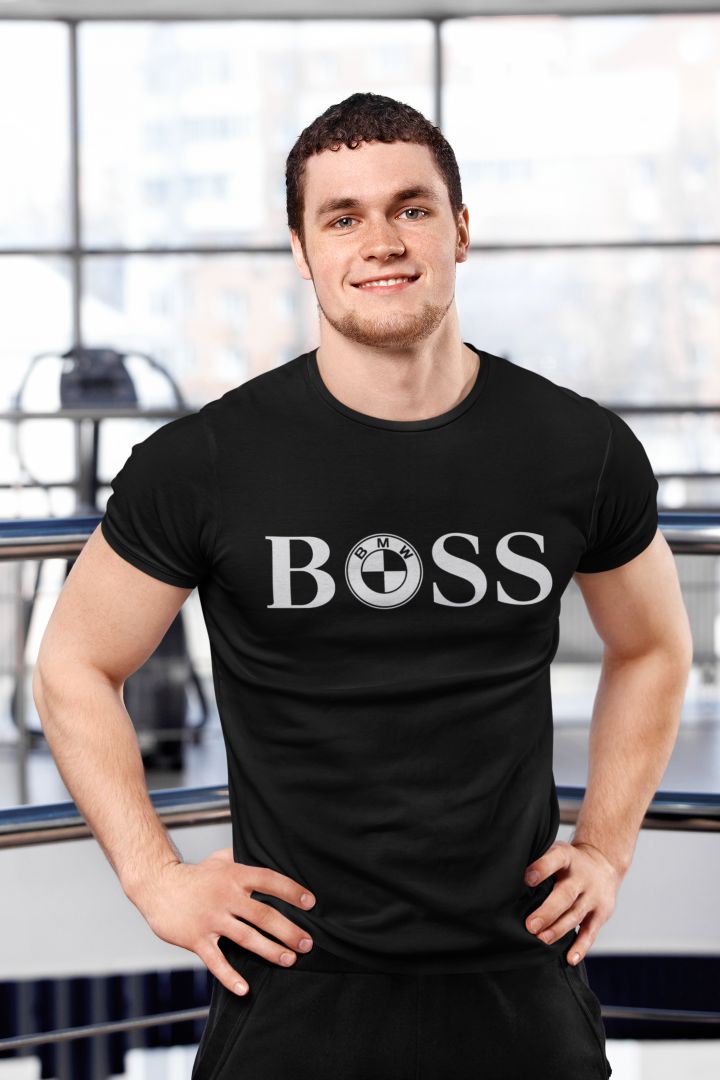 Koszulka BMW Boss czarna 3XL