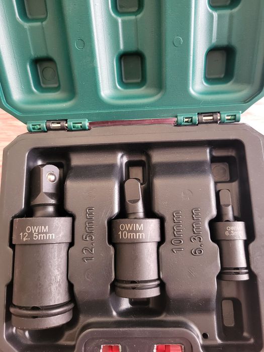 Набір ударних адаптерів 6,3/10/12,5 мм. 3 шт. Parkside HG 12269 C