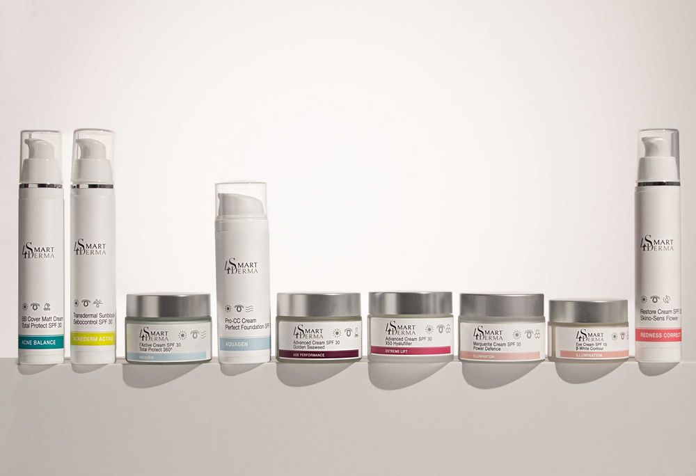 Професійна доглядова косметика Smart4Derma (обличчя, тіло, руки)