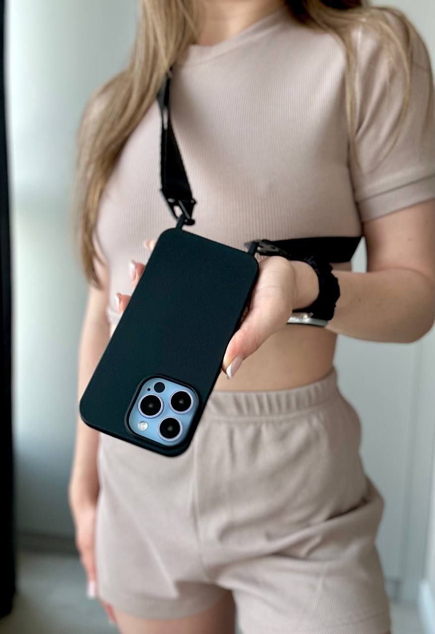 Чохол чехол crossboby кросбоди шнурку iphone 16 pro max (всі) про макс