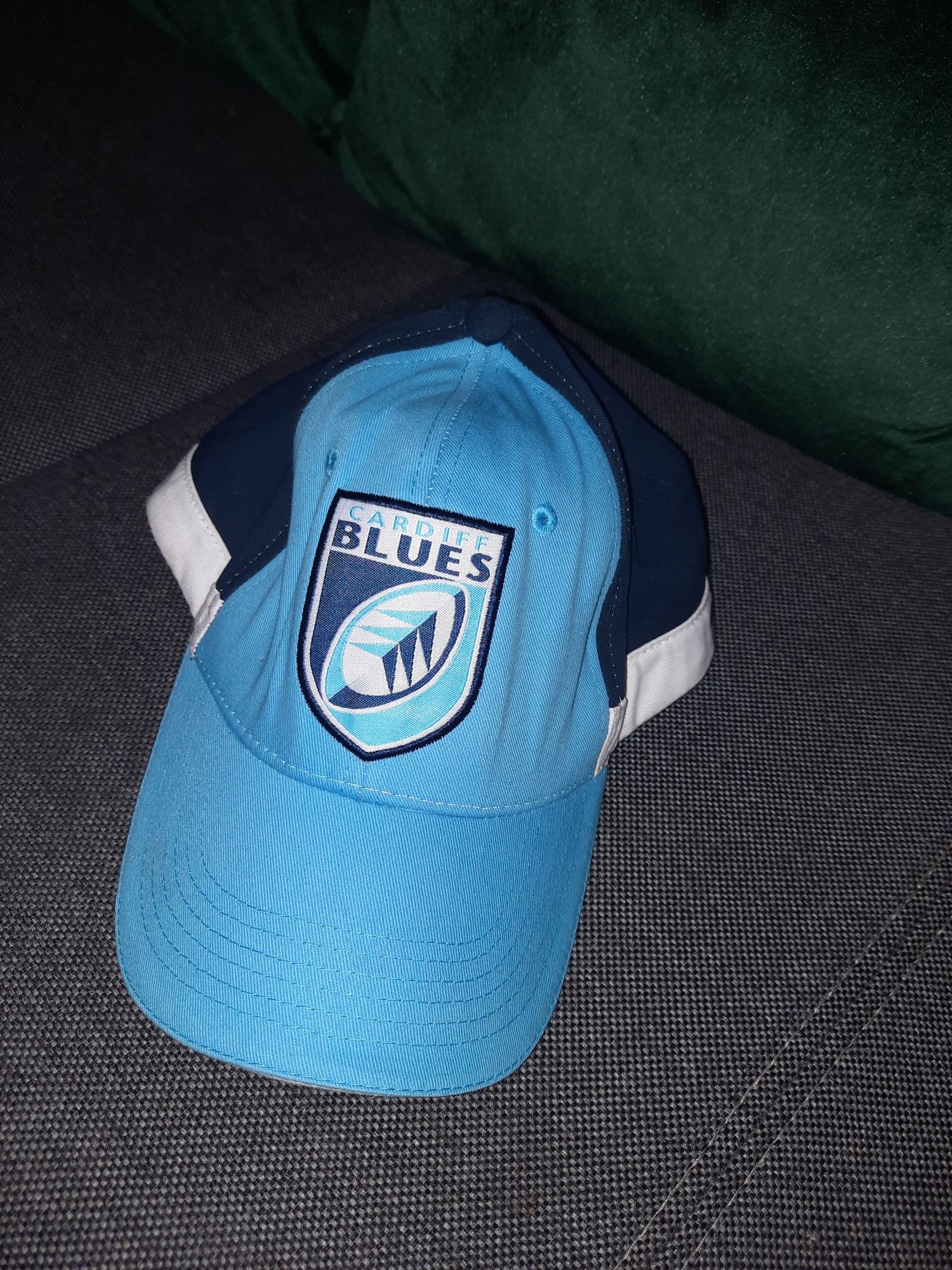 czapeczka z daszkiem rugby,Cardiff Blues, Macron, Premiership,