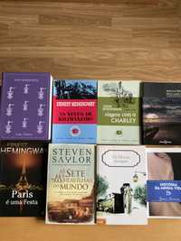 Livros varios - Tolstoi - Hemingway - Steinbeck - Burke - Saylor