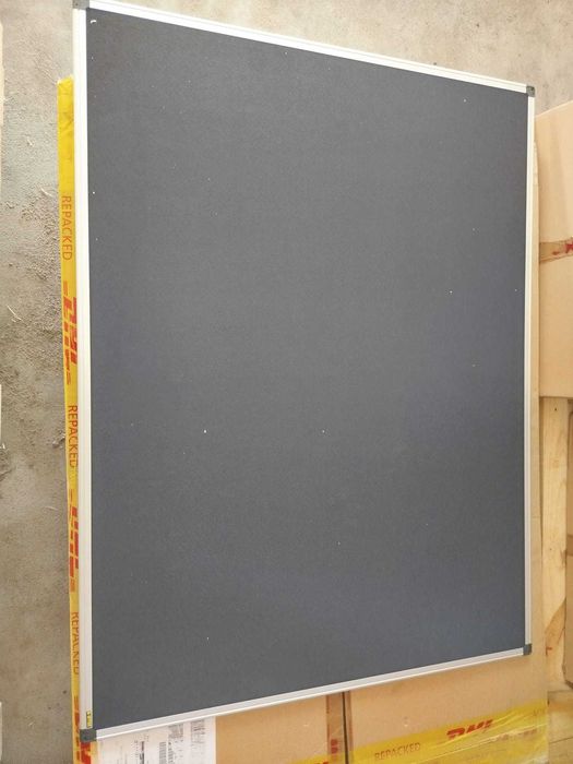 BI-OFFICE Quadro Feltro Moldura Alumínio 90x120cm
