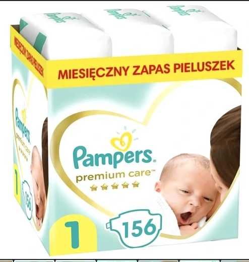 2x Pieluszki Pampers Premium Care rozmiar 1 2-5 kg