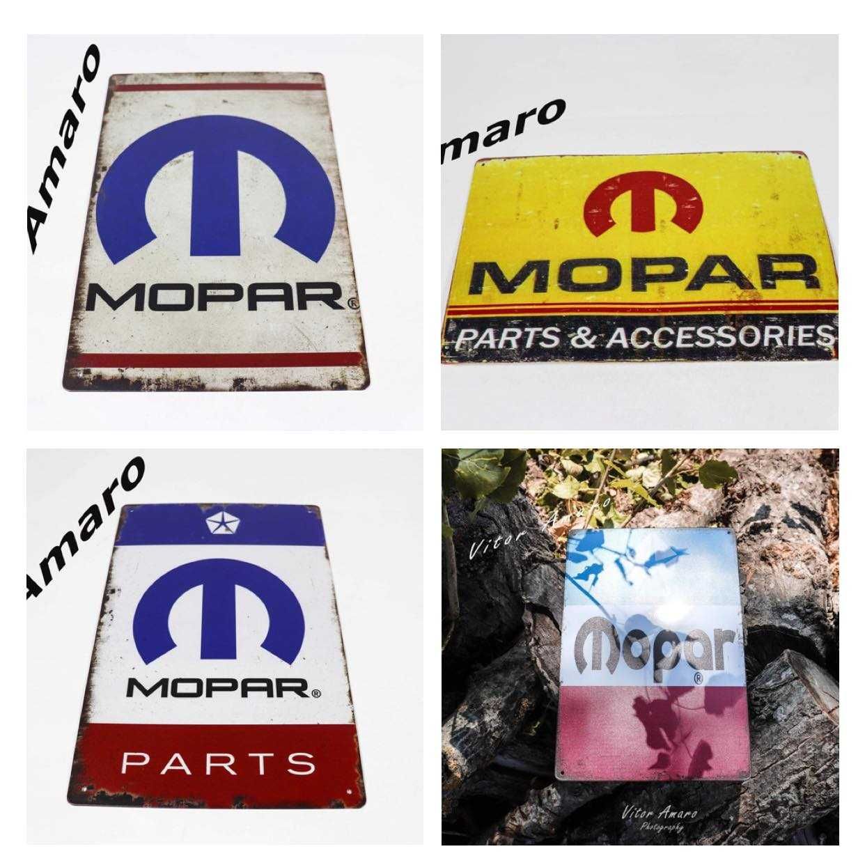 Placa/Chapa de Metal Vintage Retro Mopar (4 Modelos)| NOVAS