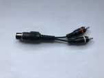 Przejściówka kabelek audio 2x wtyk cinch / gniazdo Din 5 pin