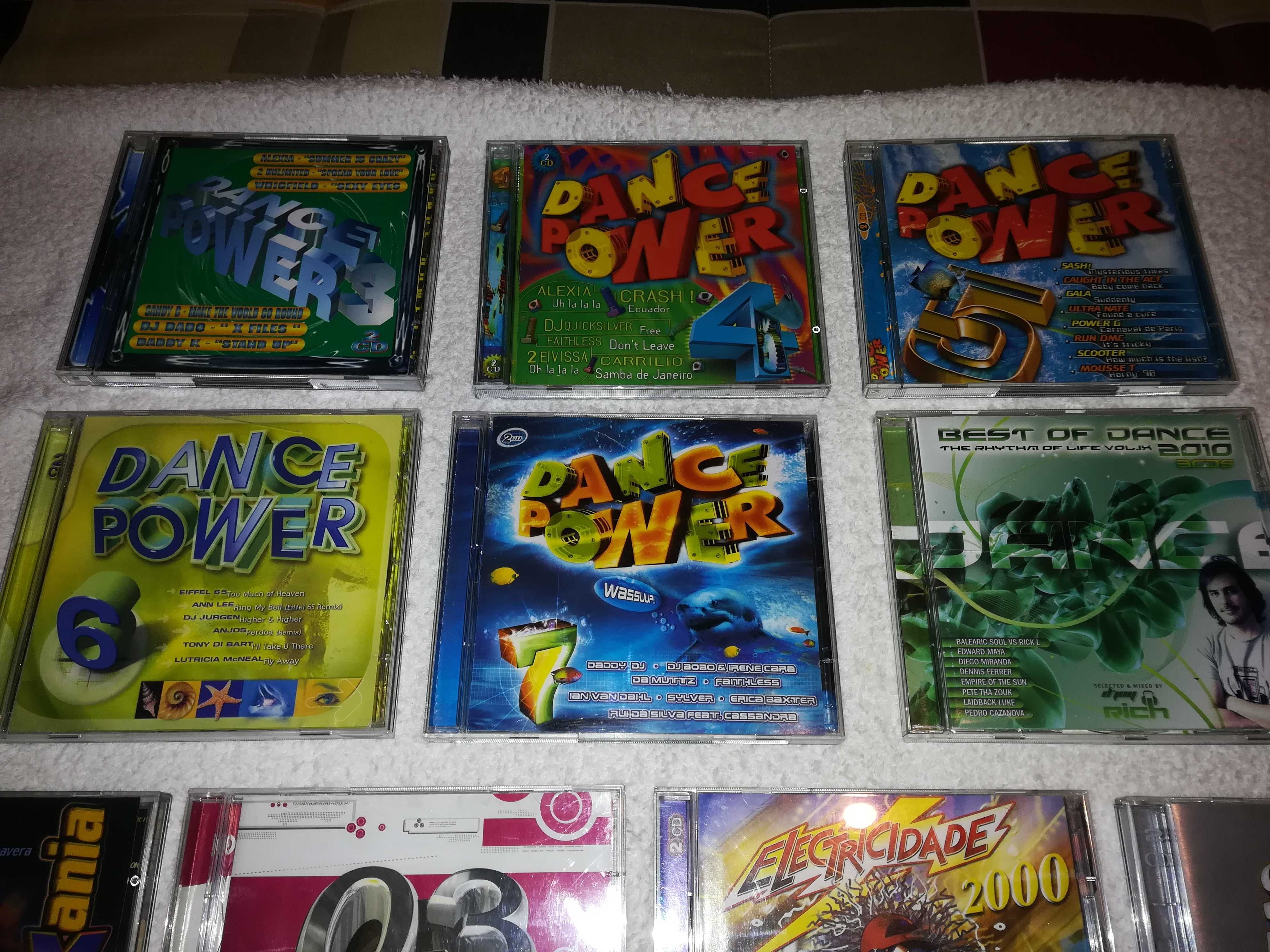 dance power, mania, electricidade, supermix (música discoteca) 2 cds