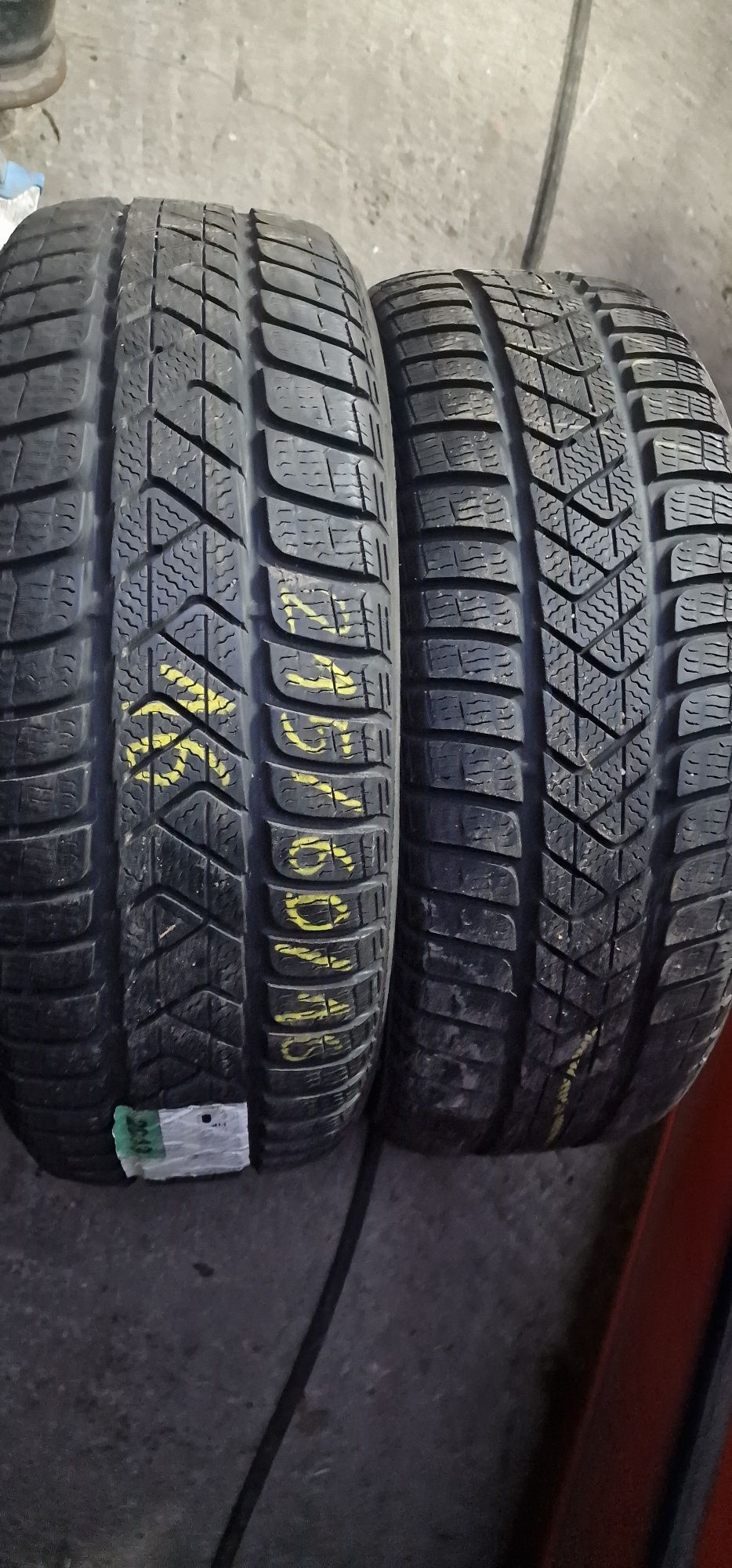 Opony Zimowe R16 215/60-Pirelli-7mm-Montaż-2szt