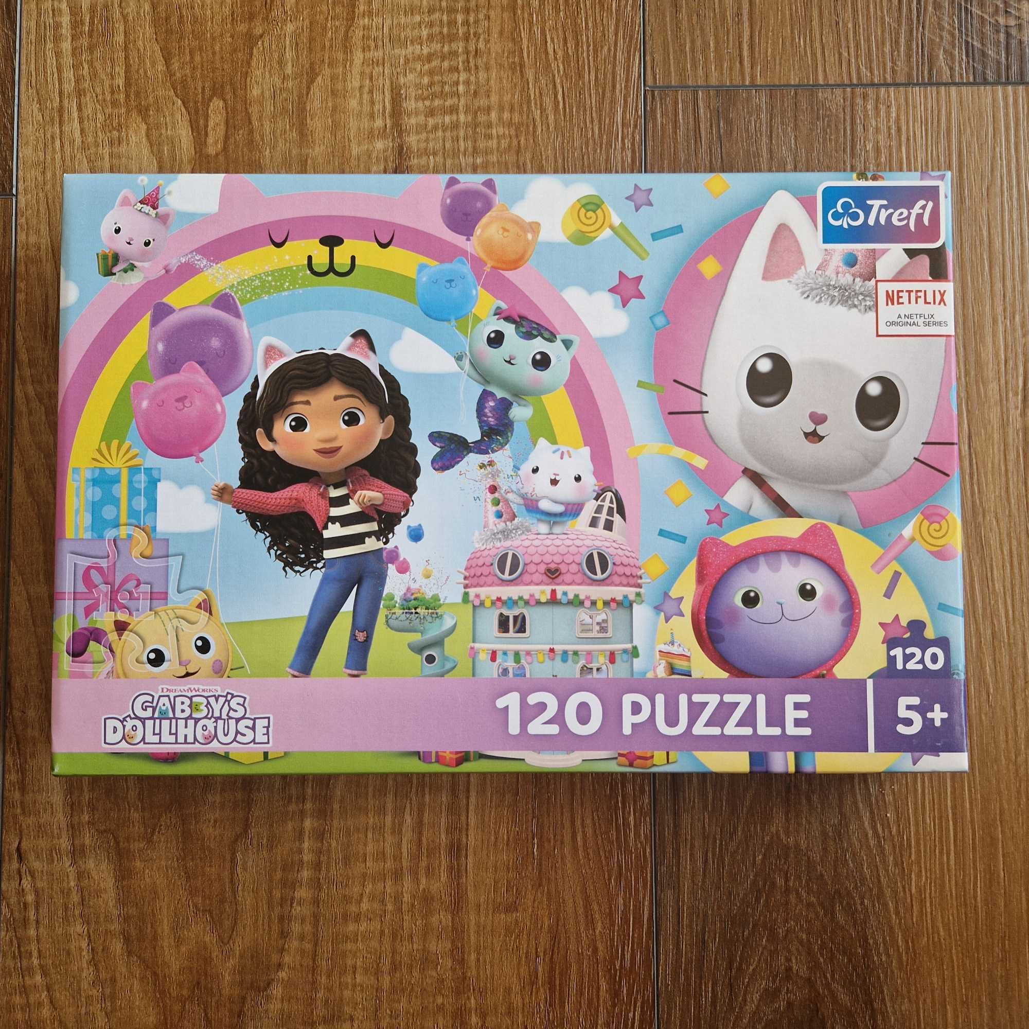 Puzzle - Koci domek Gabi, Psi Patrol, kraina lodu