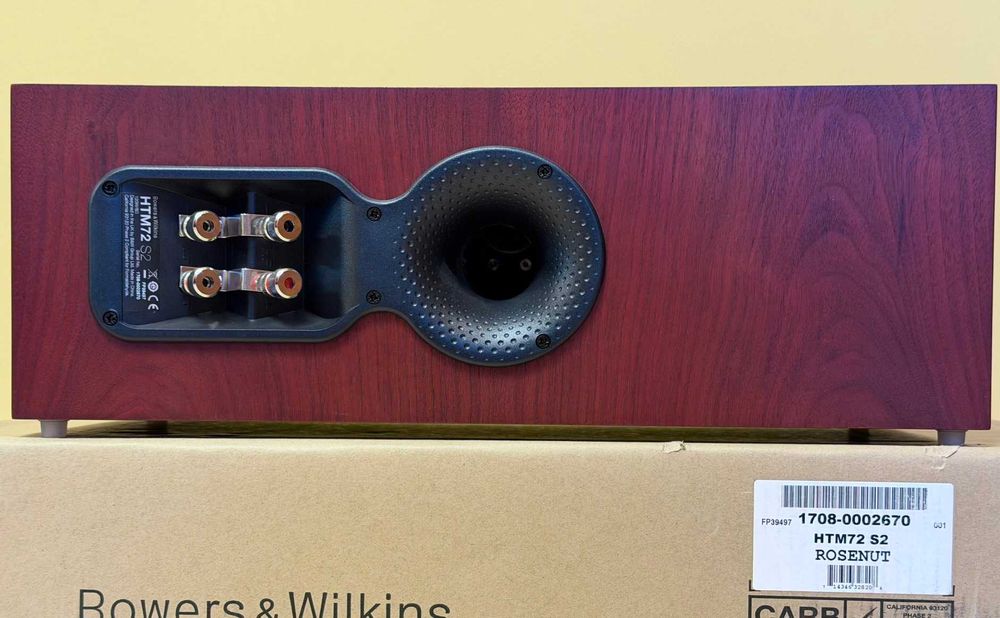 Bowers & Wilkins B&W HTM72 S2 Rosenut – głośnik centralny Hi-Fi