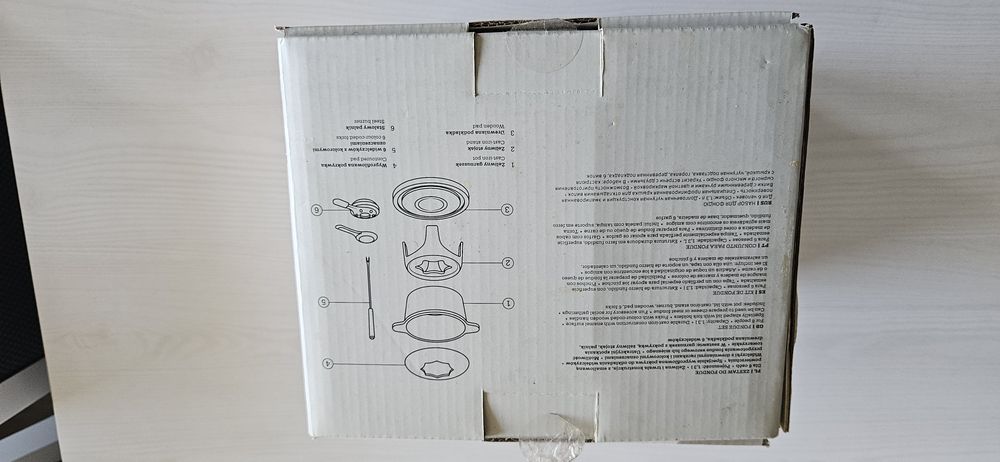 Zestaw żeliwny do fondue SMUKEE KITCHEN