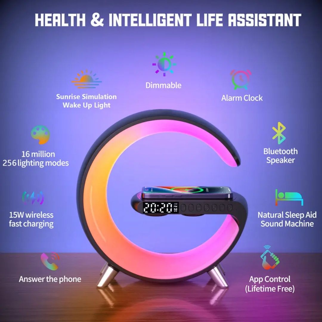 Candeeiro de mesa Inteligente com App RGB com carregador ** NOVO**
