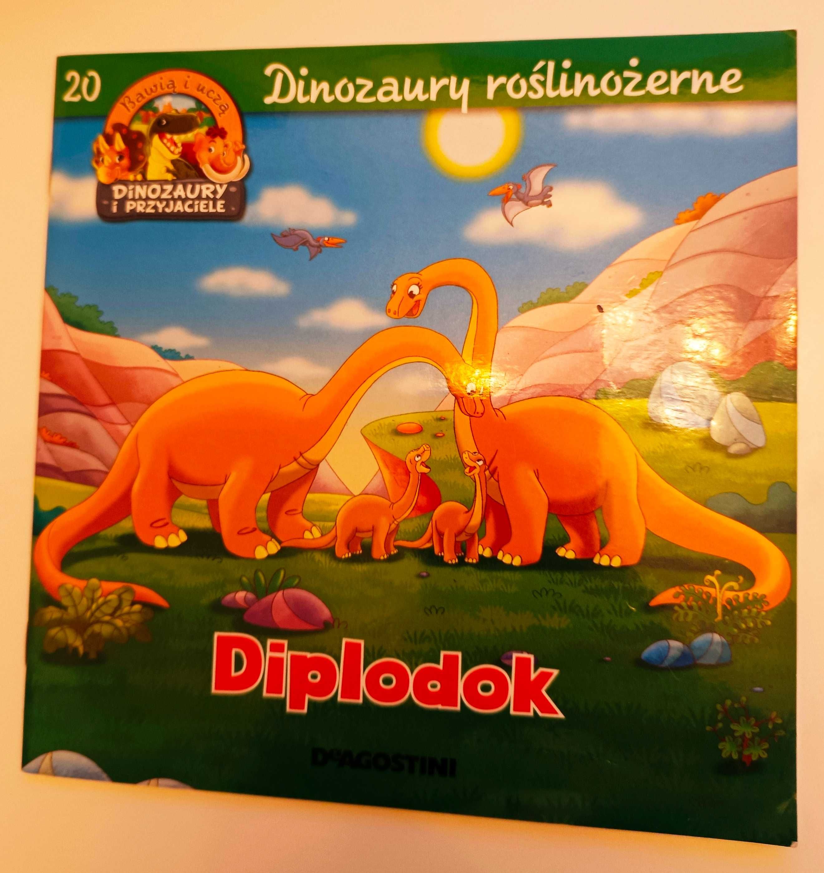 Czasy prehistoryczne, Dinozaury (20) Diplodok, 24 strony + figurka
