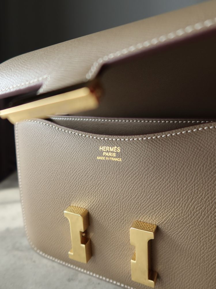 Сумка Hermes Constance / шкіра / преміум якість